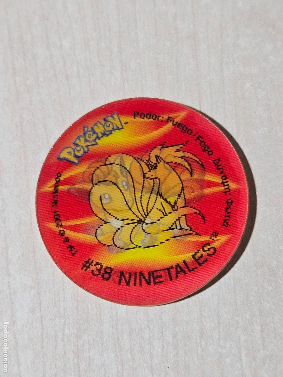 Coleccionismo cromos antiguos: TAZO N&ordm;37 VULPIX 38 NINETALES - POKEMON 2 - HOLOGRAFICO