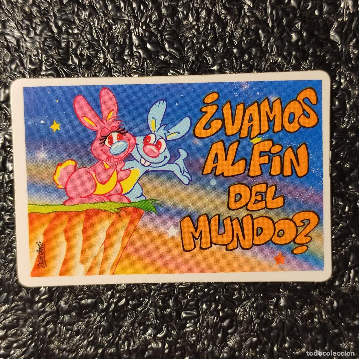 Coleccionismo cromos antiguos: CROMO . PEGUITARJETAS II ** BOLLYCAO **&iquest; VAMOS AL FIN DEL MUNDO ? **