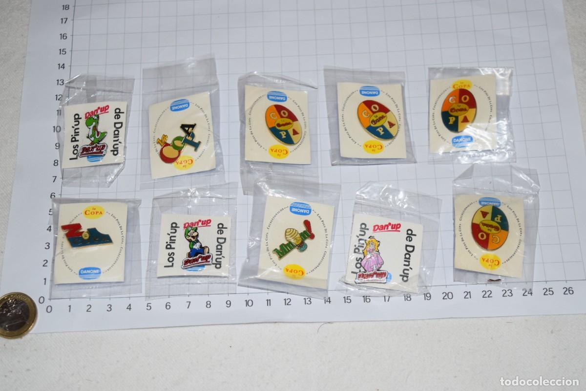 Collectable Antique Stickers: Oportunidad, 10 PINS colecciones DANONE - Nuevos, envoltorios sin abrir &iexcl;Mira fotos/detalles! Lote 1