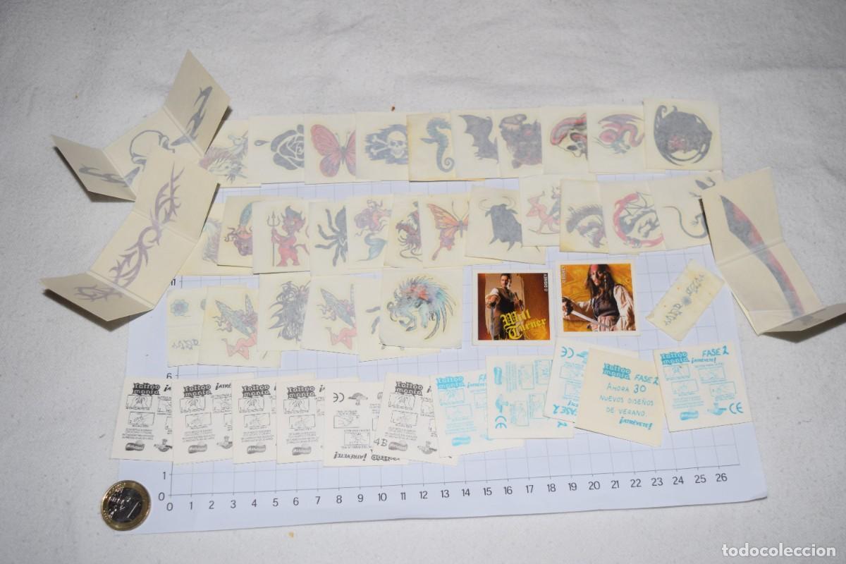Collectable Antique Stickers: Oportunidad, m&aacute;s de 40 MEGA TATTOO, Tattoo man&iacute;a, de MATUTANO / CHIPICAO, buen estado - &iexcl;Mira fotos!