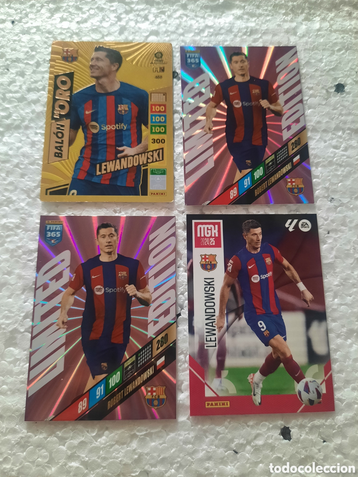 Coleccionismo cromos antiguos: PACK DE CARTAS LEWANDOWSKI