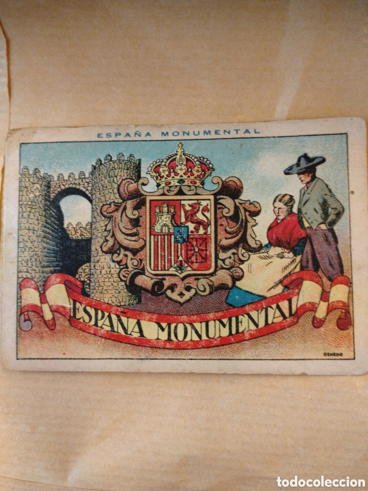 Coleccionismo cromos antiguos: ESPA&Ntilde;A MONUMENTAL - N 1 - CHOCOLATES AMATLLER BARCELONA 19..