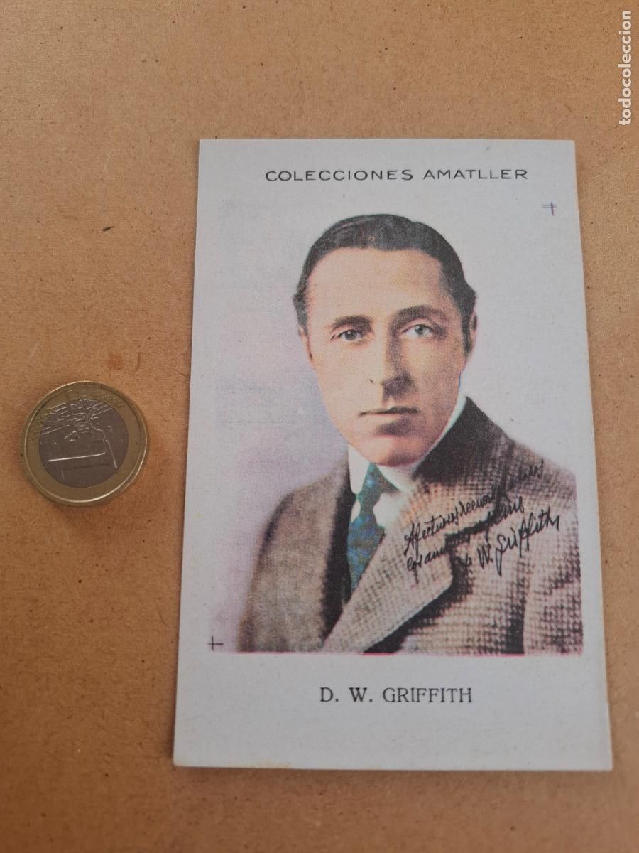Coleccionismo cromos antiguos: D.W. GRIFFITH - CHOCOLATE AMATLLER - SERIE B - ARTISTA N&ordm; 3 - N&Uacute;M. 10