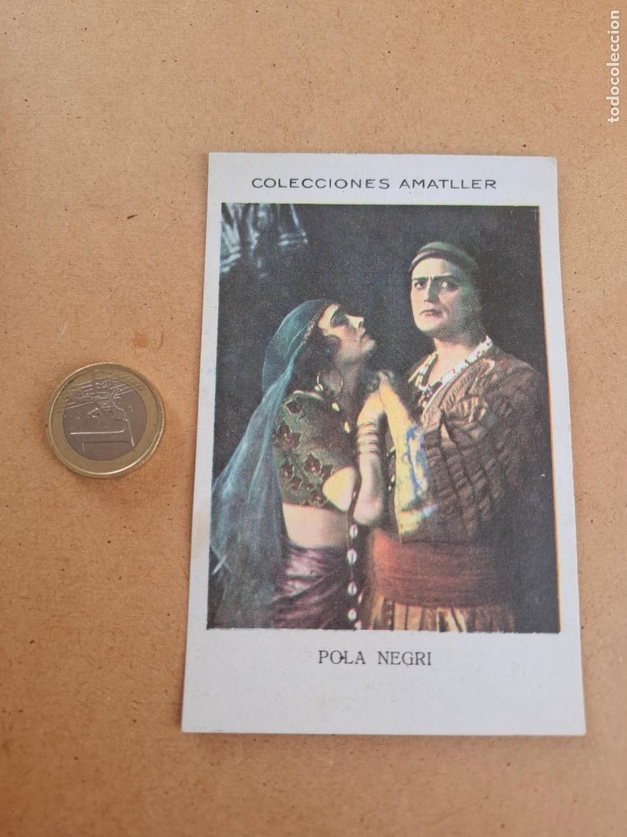 Coleccionismo cromos antiguos: POLA NERI - CHOCOLATE AMATLLER - SERIE C - ARTISTA N&ordm; 4 - N&Uacute;M. 13