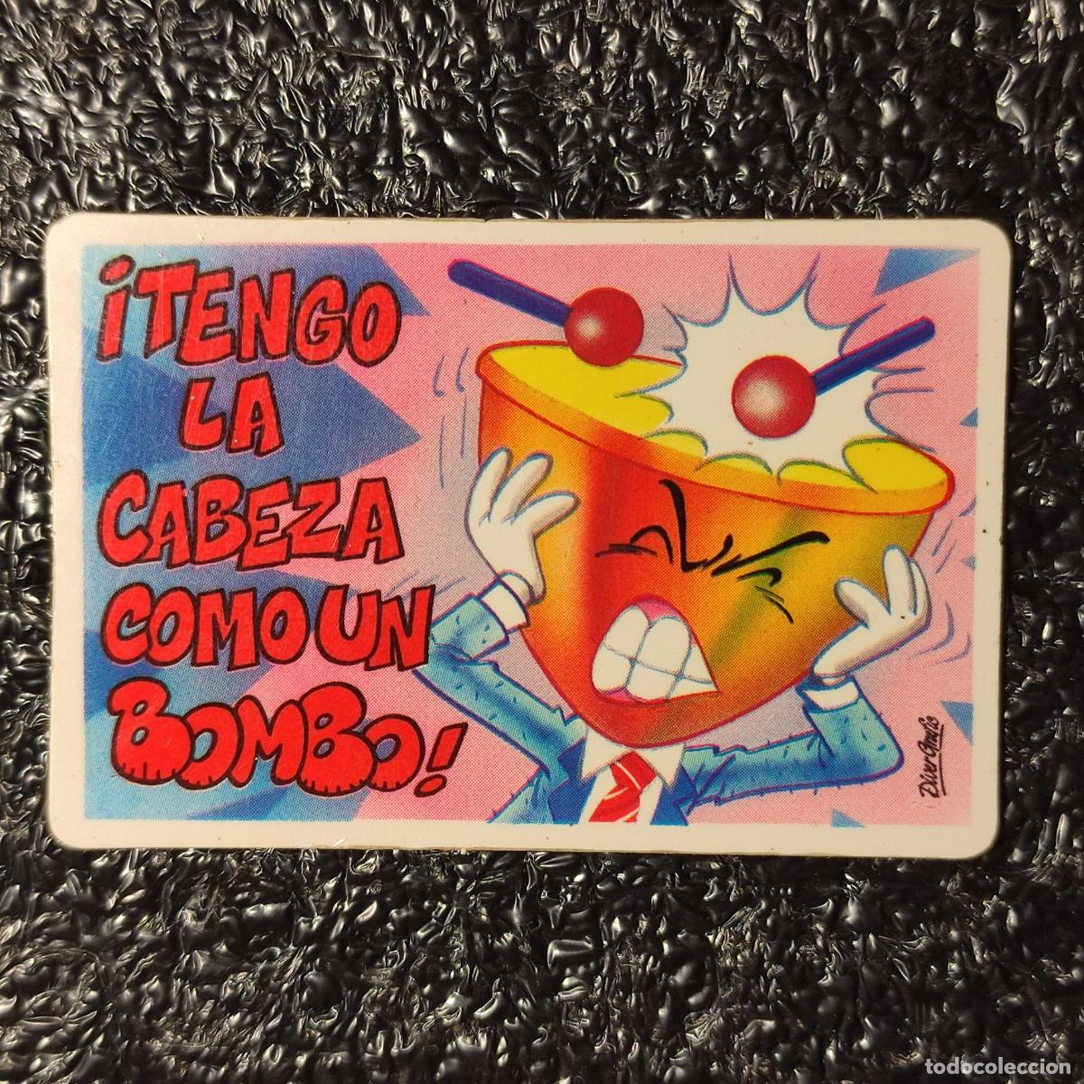 Coleccionismo cromos antiguos: CROMO . PEGUITARJETAS II ** BOLLYCAO ** TENGO LA CABEZA COMO UN BOMBO **