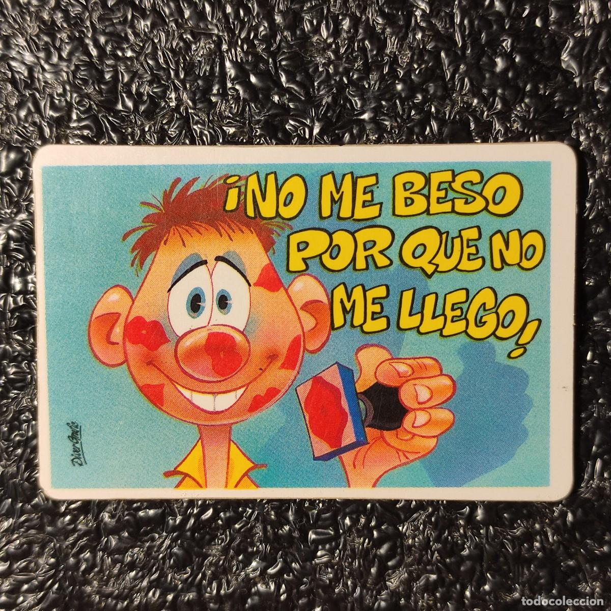 Coleccionismo cromos antiguos: CROMO . PEGUITARJETAS II ** BOLLYCAO ** &iexcl; NO ME BESO POR QUE NO ME LLEGO ! **