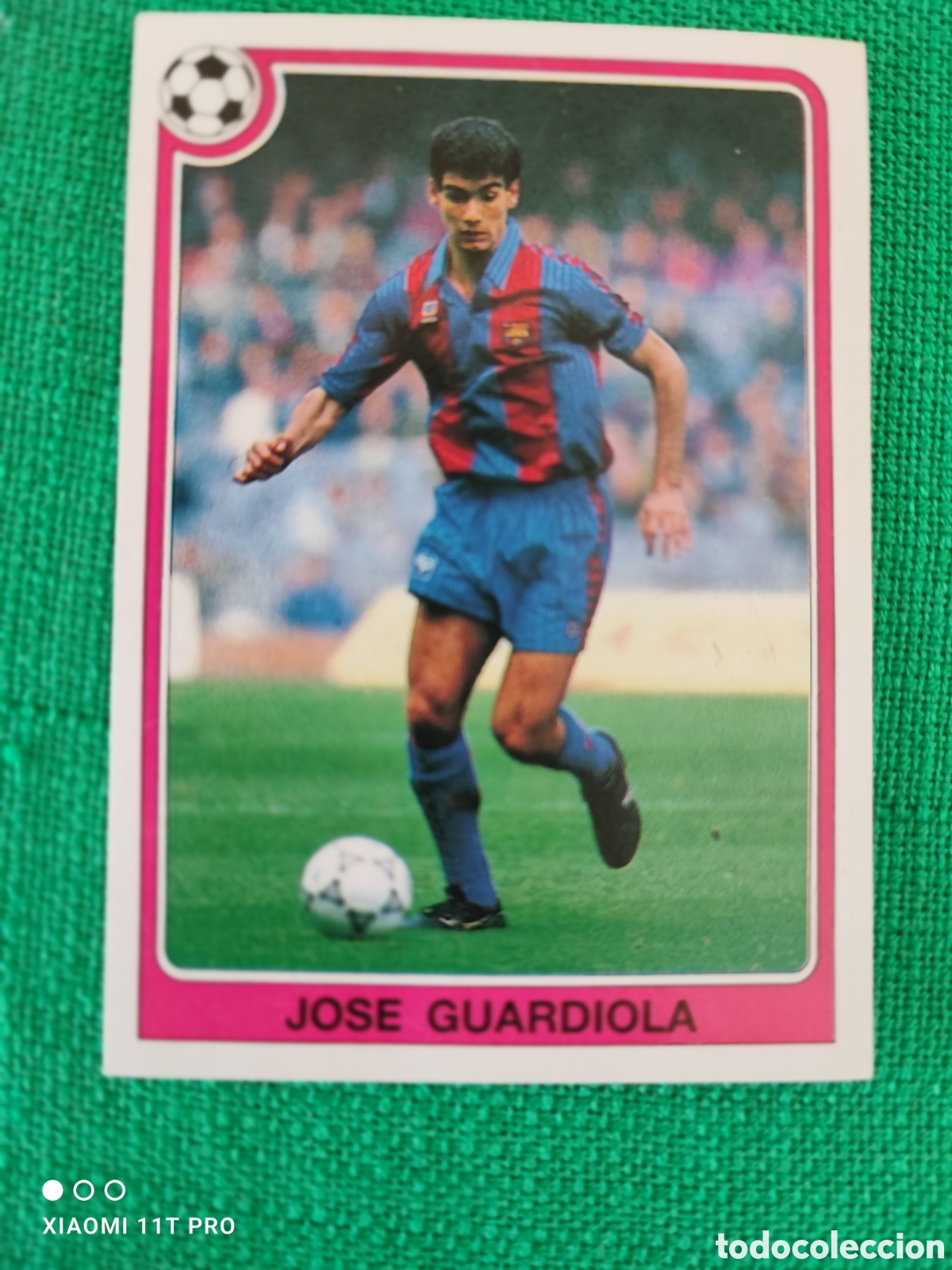 Coleccionismo cromos antiguos: Cromo Jos&eacute; Guardiola liga 92-93 n&deg; 108.