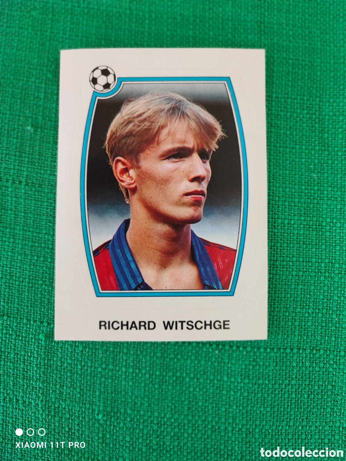 Coleccionismo cromos antiguos: Cromo de Richard Witschge liga 92-93 n&deg; 131.