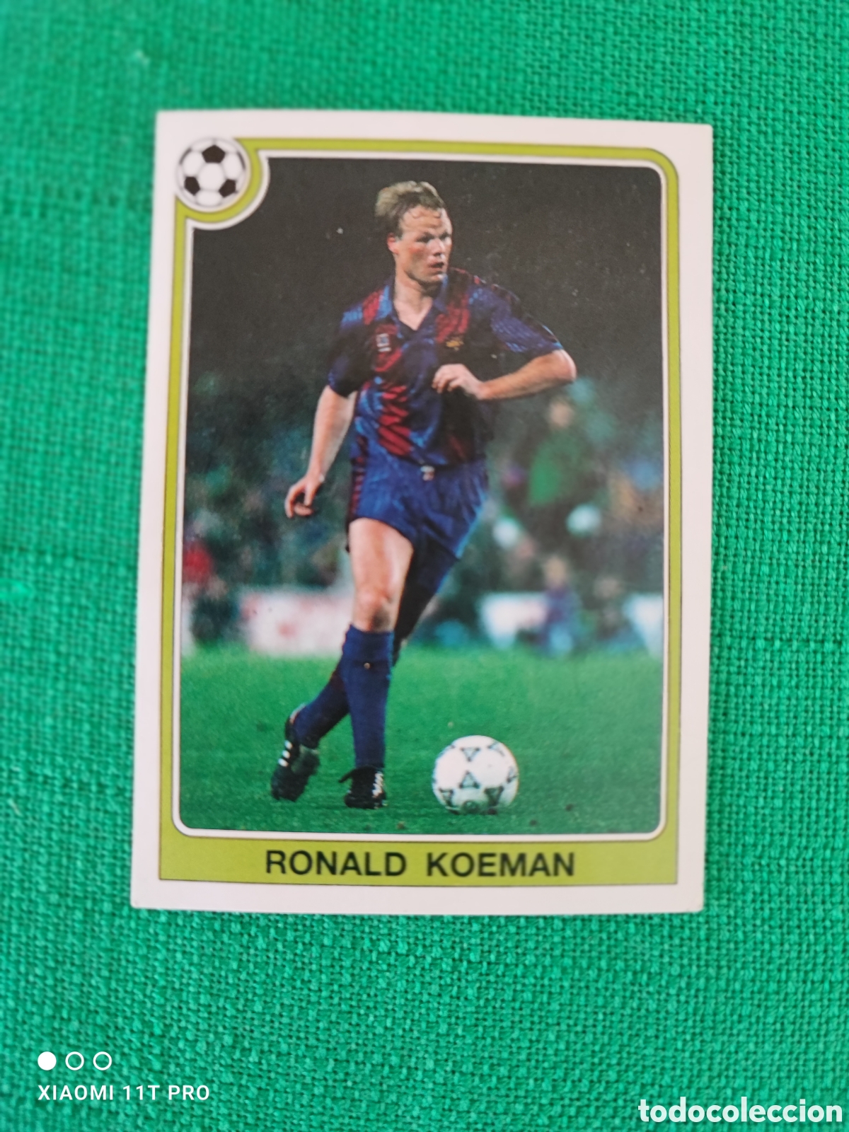 Coleccionismo cromos antiguos: Cromo de Ronald Koeman liga 92-93 n&deg; 72