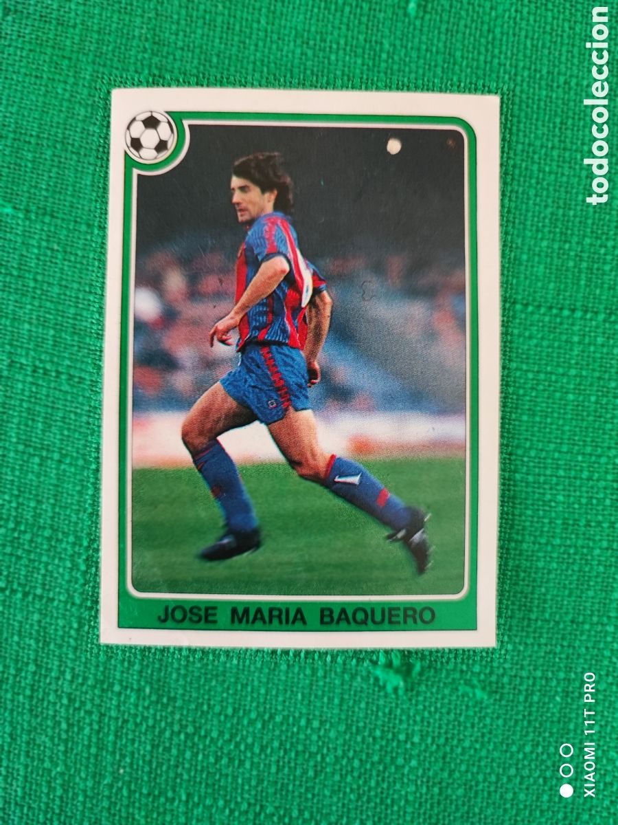 Coleccionismo cromos antiguos: Cromo de Jos&eacute; Mar&iacute;a Vaquero liga 92-93 n&deg;146.
