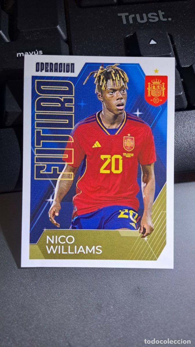 Coleccionismo cromos antiguos: CROMO NICO WILLIAMS 70 FUTURO ESPA&Ntilde;A VAMOS SELECCION 70 SELECCION ESPA&Ntilde;OLA EURO 2024 CARREFOUR PANIN