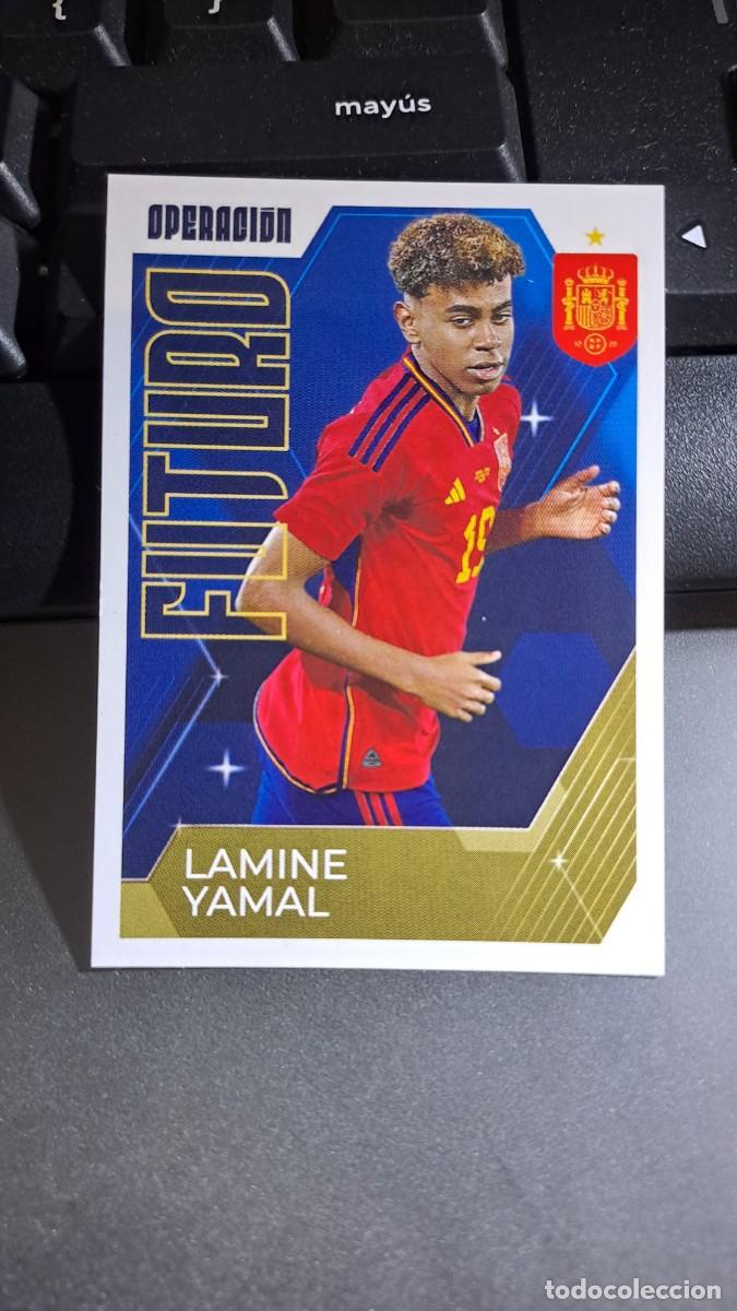 Coleccionismo cromos antiguos: CROMO LAMINE YAMAL 69 FUTURO ESPA&Ntilde;A VAMOS SELECCION 69 SELECCION ESPA&Ntilde;OLA EURO 2024 CARREFOUR PANINI