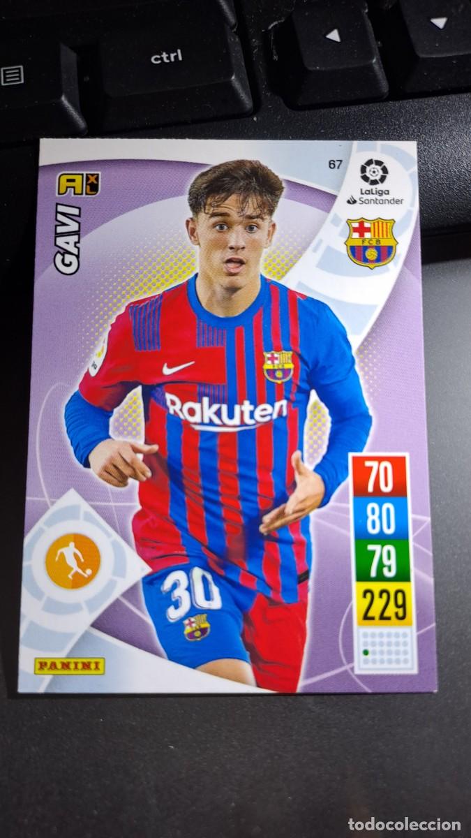 Coleccionismo cromos antiguos: ADRENALYN XL GAVI 67 BARCELONA CROMO LIGA 2021 2022 21 22 PANINI