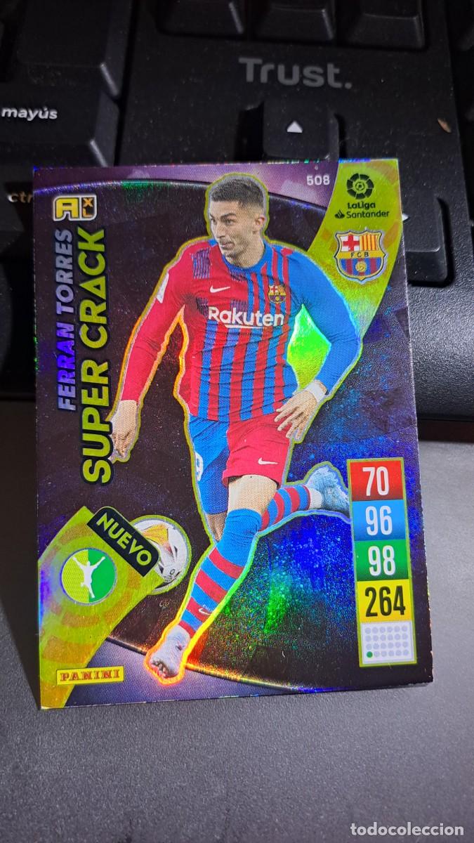 Coleccionismo cromos antiguos: ADRENALYN XL FERRAN TORRES 508 NUEVO SUPER CRACK 508 BARCELONA CROMO LIGA 2021 2022 21 22 PANINI