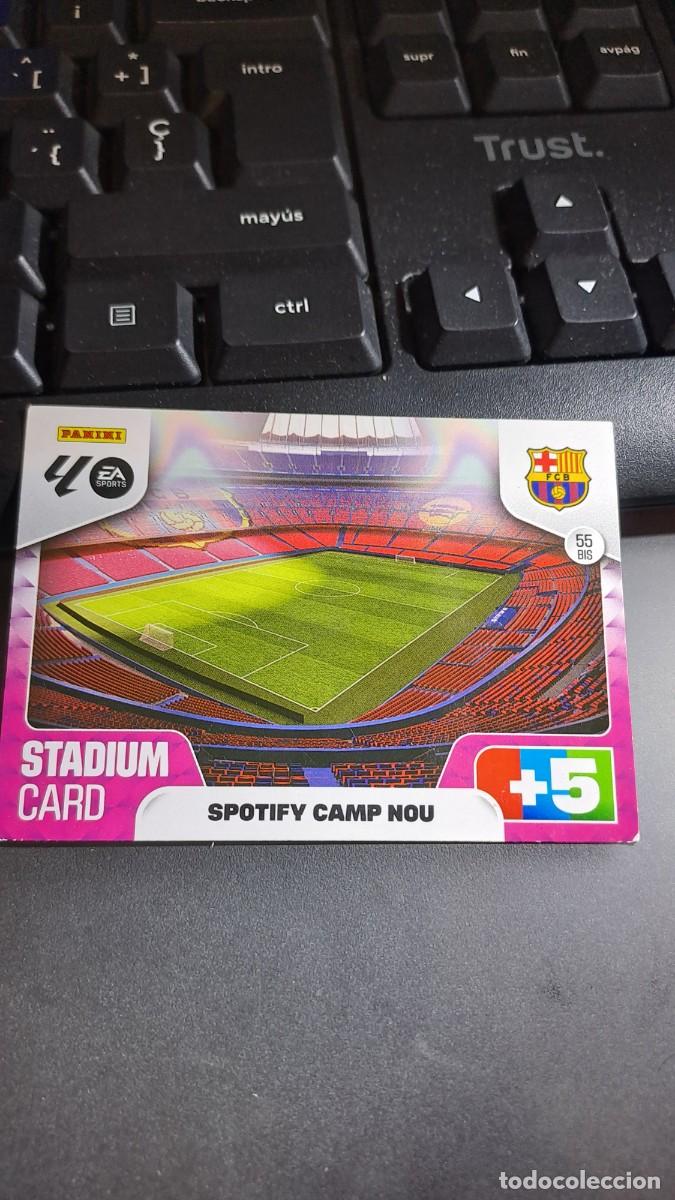 Coleccionismo cromos antiguos: ADRENALYN XL ESTADIO STADIUM SPOTIFY CAMP NOU 55 BIS BARCELONA CROMO LIGA 2025 2026 25 26 PANINI