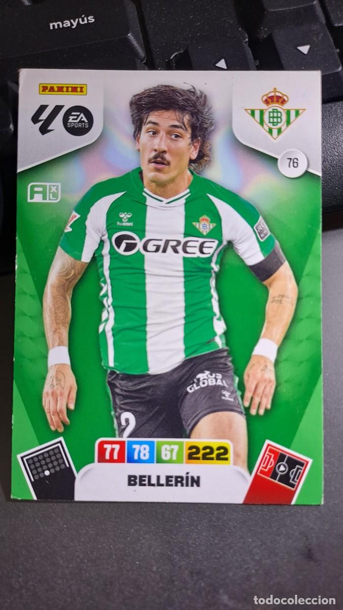 Coleccionismo cromos antiguos: ADRENALYN XL BELLERIN 76 BETIS CROMO LIGA 2025 2026 25 26 PANINI