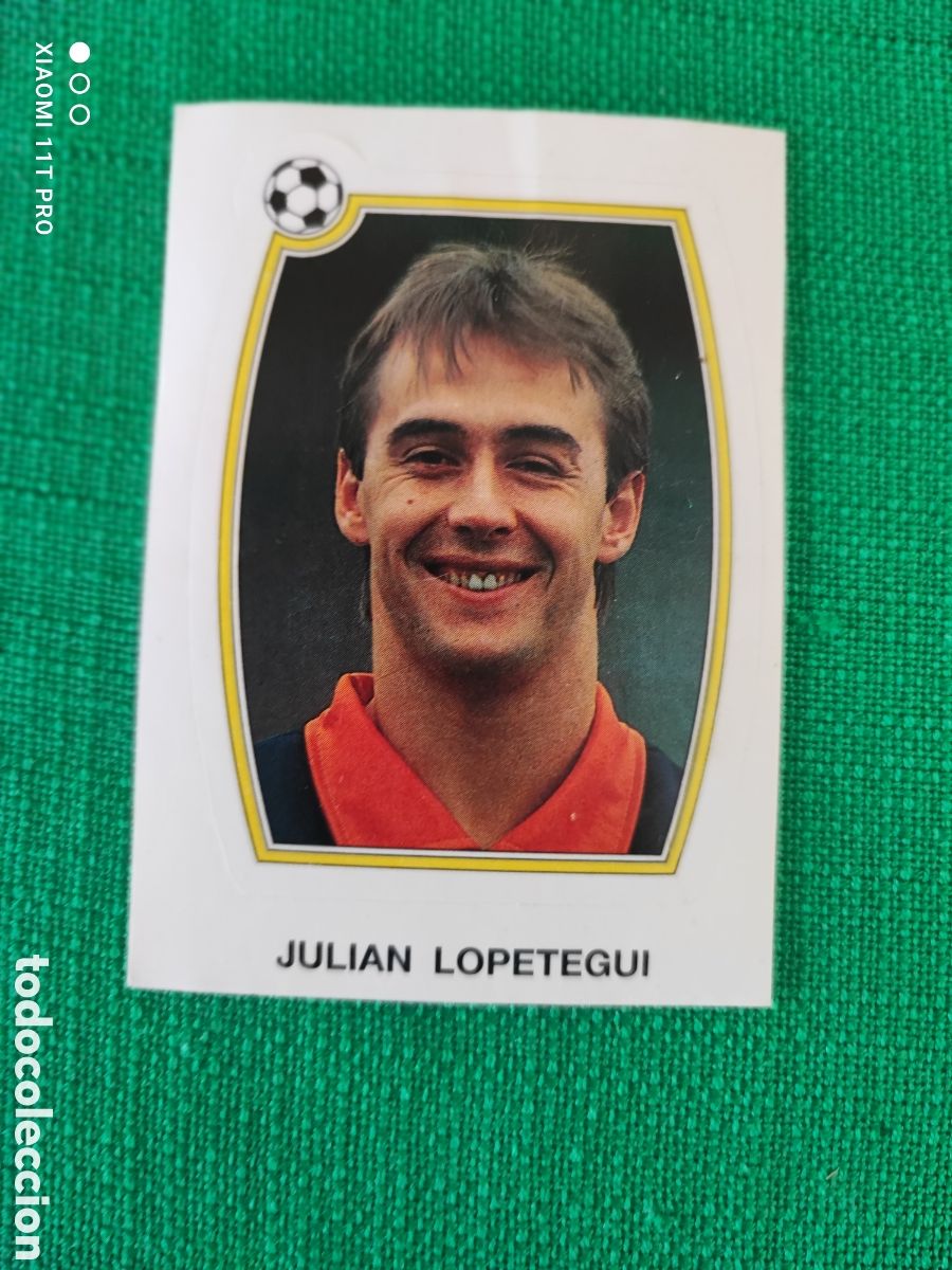 Coleccionismo cromos antiguos: Cromo de Juli&aacute;n Lopetegui liga 92-93 n&deg; 50.