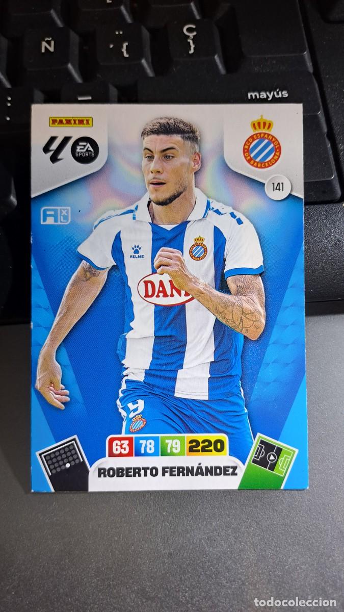 Coleccionismo cromos antiguos: ADRENALYN XL ROBERTO FERNANDEZ 141 ESPANYOL ESPA&Ntilde;OL CROMO LIGA 2025 2026 25 26 PANINI
