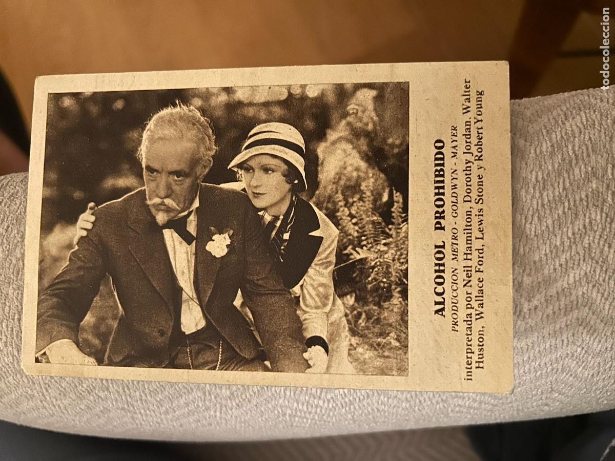 Coleccionismo cromos antiguos: ALCOHOL PROHIBIDO BUEN ESTADO COMO SE APRECIA 331