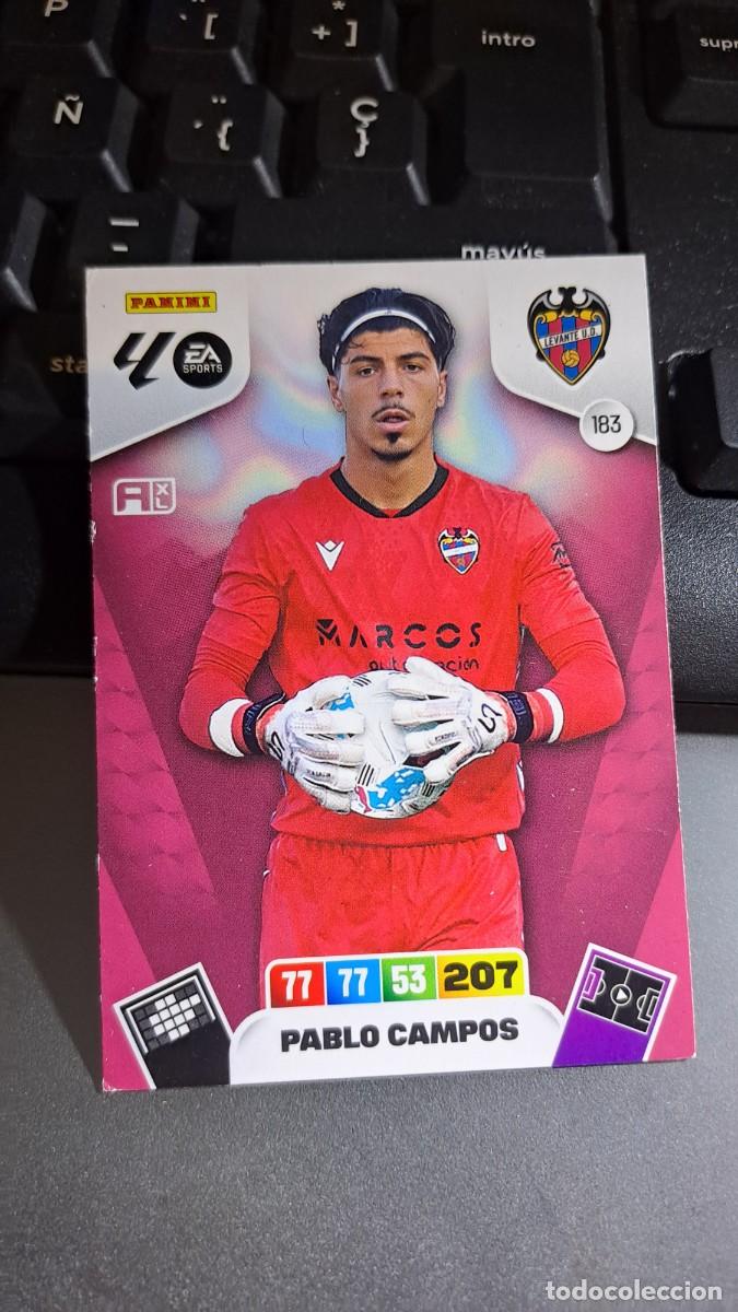 Coleccionismo cromos antiguos: ADRENALYN XL PABLO CAMPOS 183 LEVANTE CROMO LIGA 2025 2026 25 26 PANINI