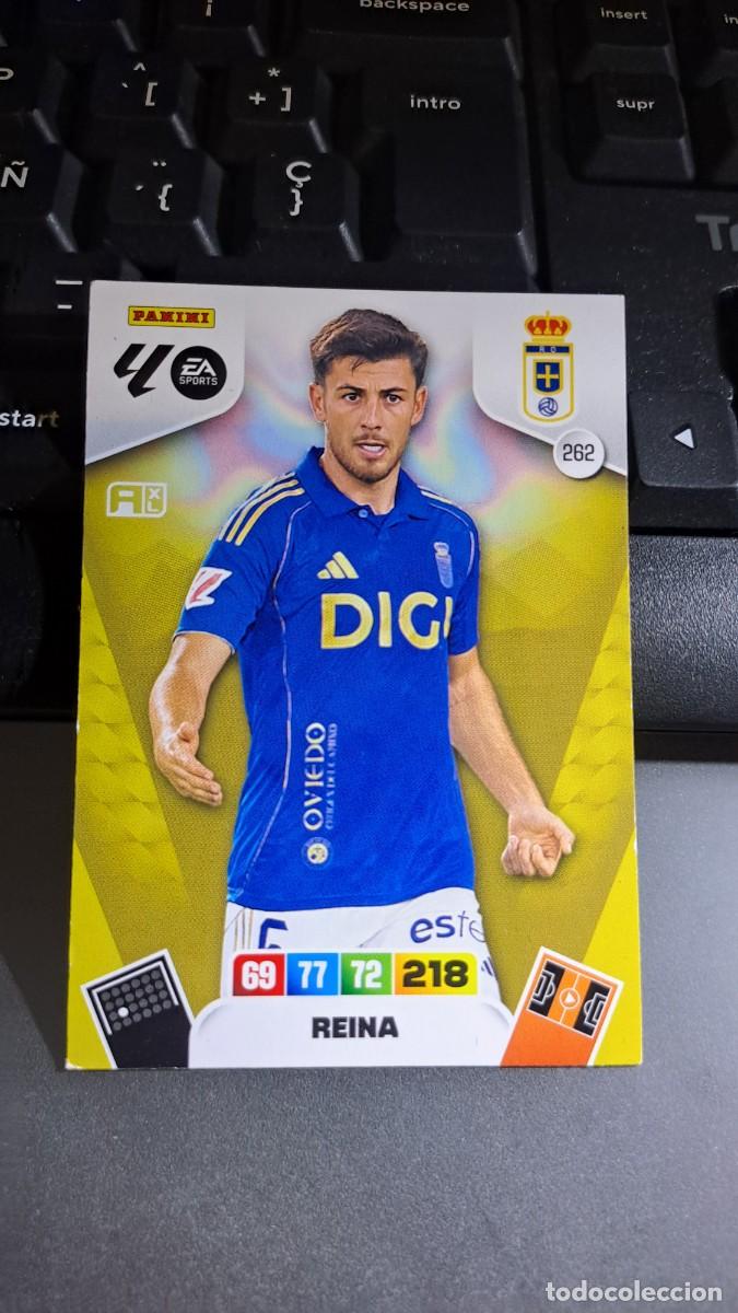 Coleccionismo cromos antiguos: ADRENALYN XL REINA 262 OVIEDO CROMO LIGA 2025 2026 25 26 PANINI