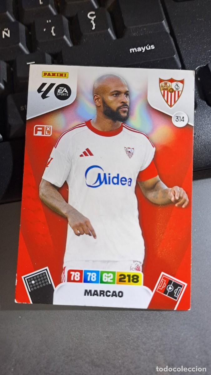 Coleccionismo cromos antiguos: ADRENALYN XL MARCAO 314 SEVILLA CROMO LIGA 2025 2026 25 26 PANINI