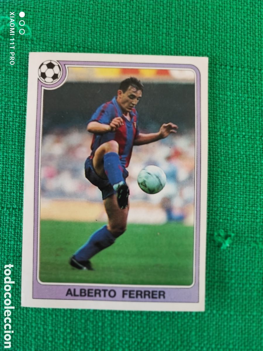 Coleccionismo cromos antiguos: Cromo de Alberto Ferrer lga 92-93 n&deg; 96.