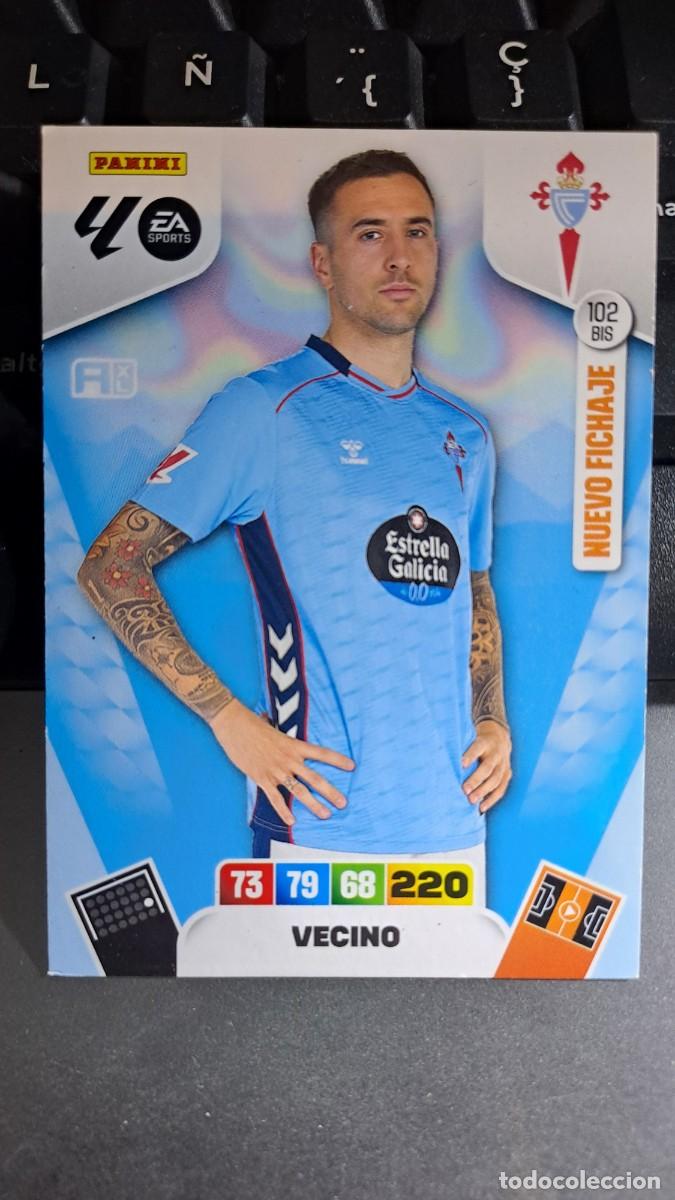 Coleccionismo cromos antiguos: ADRENALYN XL VECINO 102 BIS NUEVO FICHAJE CELTA DE VIGO CROMO LIGA 2025 2026 25 26 PANINI