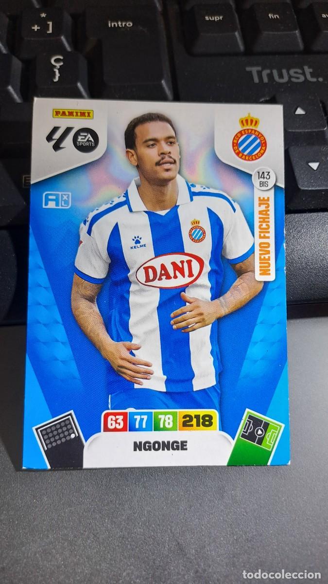 Coleccionismo cromos antiguos: ADRENALYN XL NGONGE 143 BIS NUEVO FICHAJE ESPANYOL ESPA&Ntilde;OL CROMO LIGA 2025 2026 25 26 PANINI