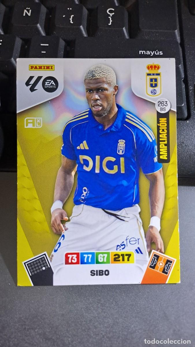 Coleccionismo cromos antiguos: ADRENALYN XL SIBO 263 BIS AMPLIACION OVIEDO CROMO LIGA 2025 2026 25 26 PANINI