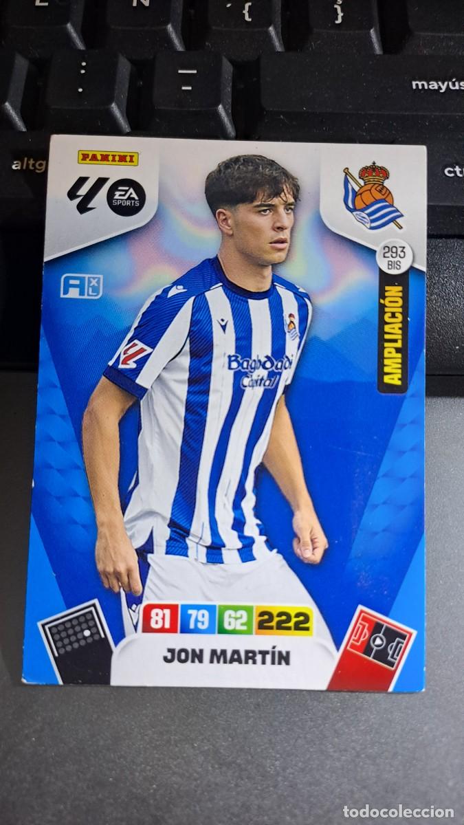 Coleccionismo cromos antiguos: ADRENALYN XL JON MARTIN 293 BIS AMPLIACION REAL SOCIEDAD CROMO LIGA 2025 2026 25 26 PANINI