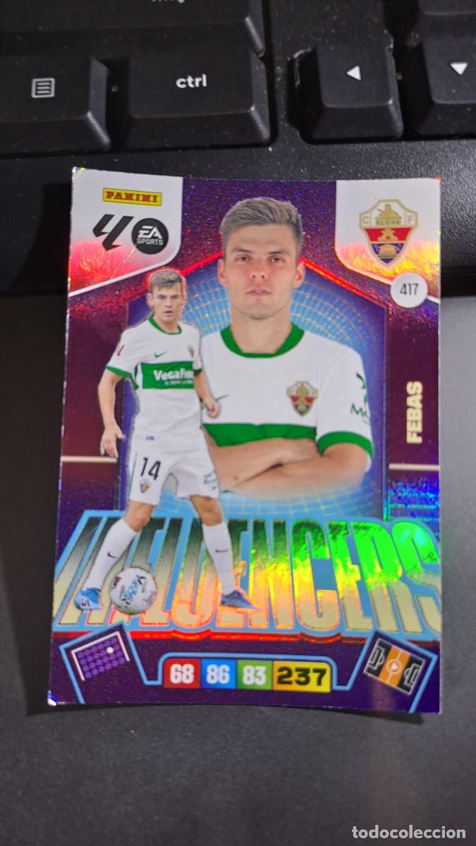 Coleccionismo cromos antiguos: ADRENALYN XL FEBAS 417 INFLUENCERS 417 ELCHE CROMO LIGA 2025 2026 25 26 PANINI