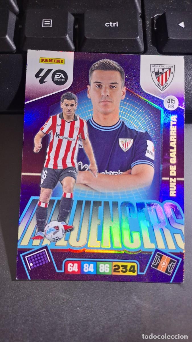 Coleccionismo cromos antiguos: ADRENALYN XL RUIZ DE GALARRETA 415 BIS INFLUENCERS ATHLETIC CLUB BILBAO LIGA 2025 2026 25 26 PANINI