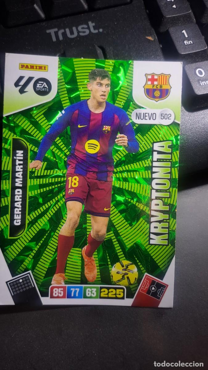 Coleccionismo cromos antiguos: ADRENALYN XL GERARD MARTIN 502 NUEVO KRYPTONITA 502 BARCELONA CROMO LIGA 2025 2026 25 26 PANINI