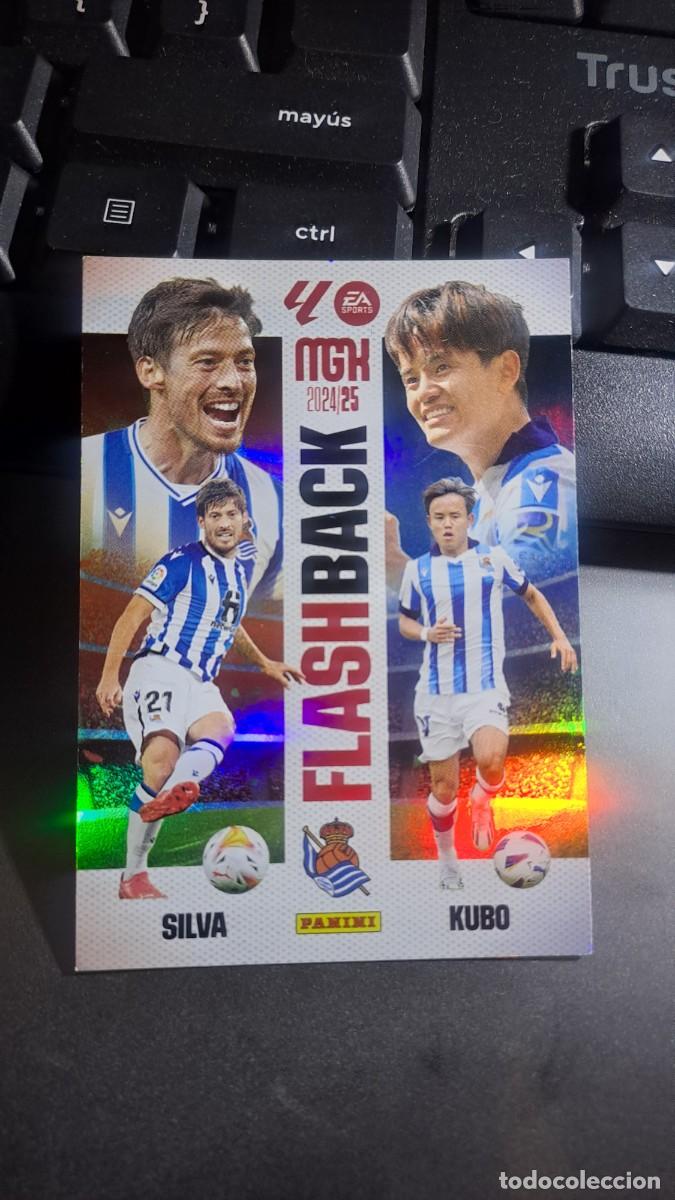 Coleccionismo cromos antiguos: MEGACRACKS SILVA KUBO FLASHBACK 431 FLASH BACK REAL SOCIEDAD CROMO LIGA 2024 2025 24 25 MGK PANINI