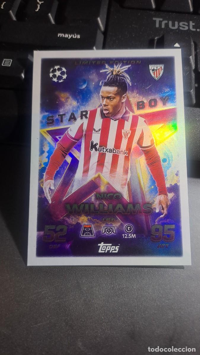 Collezionismo Figurine antiche: CROMO NICO WILLIAMS STAR BOY ATHLETIC CLUB BILBAO LIMITED EDITION MATCH ATTAX 2025 2026 25 26 TOPPS