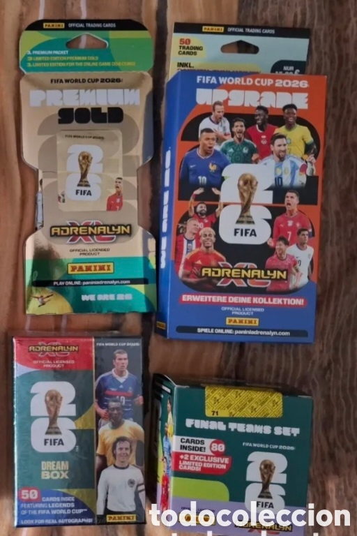 Coleccionismo cromos antiguos: Lote adrenalyn mundial 2026 Dream box, actualizaci&oacute;n...