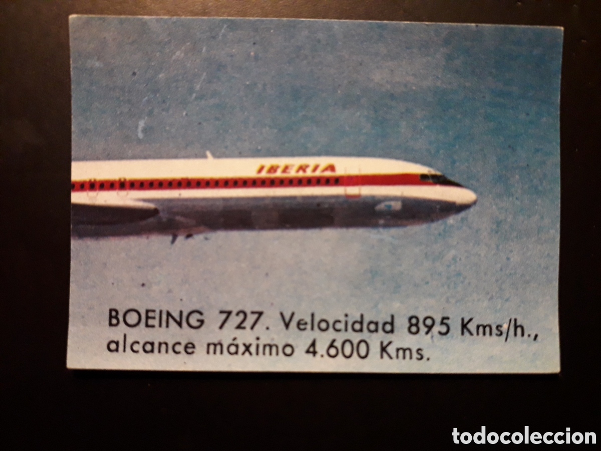 Coleccionismo cromos antiguos: BOEING 727, VOLAR Y SABER, BIMBO 1974 N&deg; 32 SIN PEGAR PEDIDO M&Iacute;NIMO 3&euro;