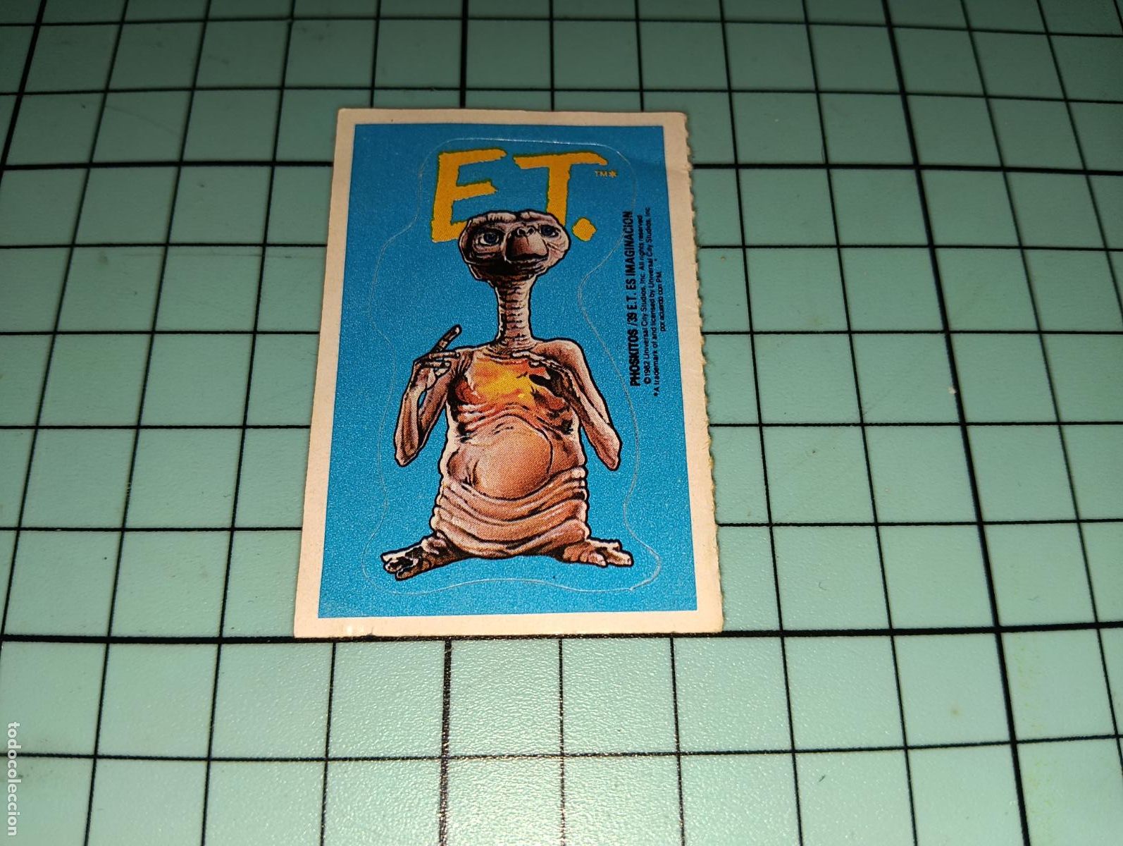 Coleccionismo cromos antiguos: Cromo E.T el Extraterrestre Phoskitos
