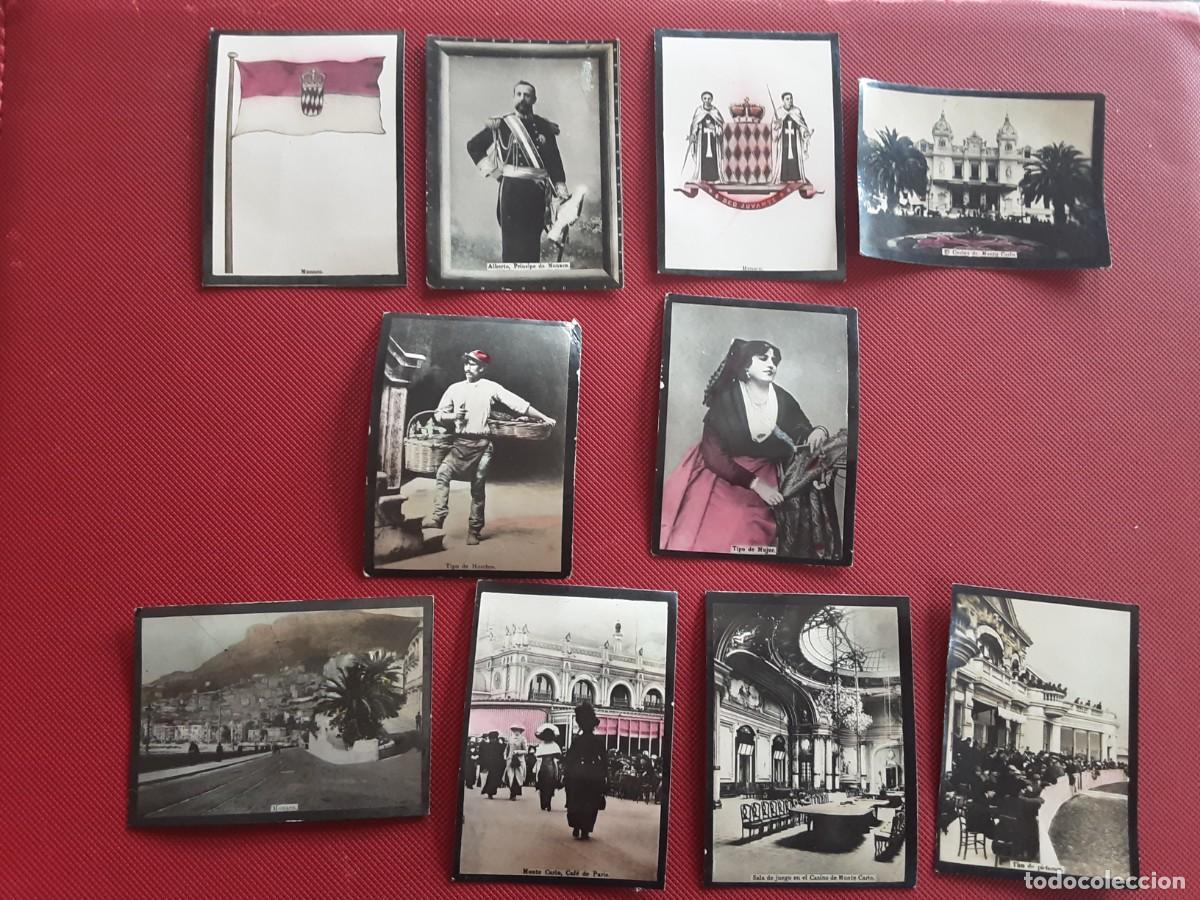 Coleccionismo cromos antiguos: SERIE COMPLETA MONACO DE 10 CROMOS ALREDEDOR DELMUNDO, CIGARRILLOS SUSINI, CUBA