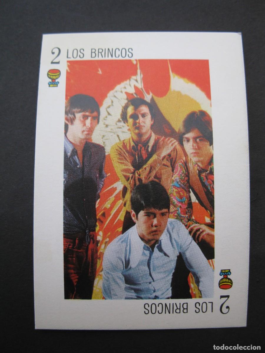 Coleccionismo cromos antiguos: CARTA TELE BANCO CANCI&Oacute;N - 2 DE COPAS - LOS BRINCOS - DORSO AZUL.