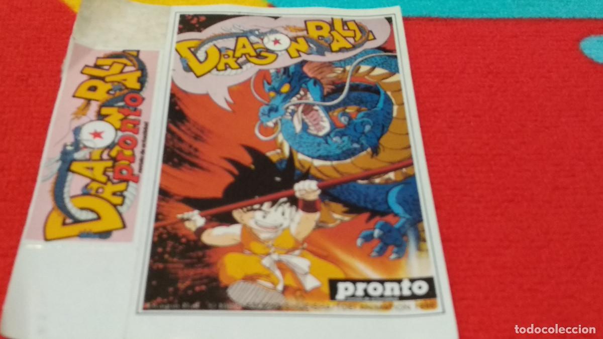 Coleccionismo cromos antiguos: PEGATINA DRAGON BALL 1986 REVISTA PRONTO ADHESIVO - NUCA PEGADO