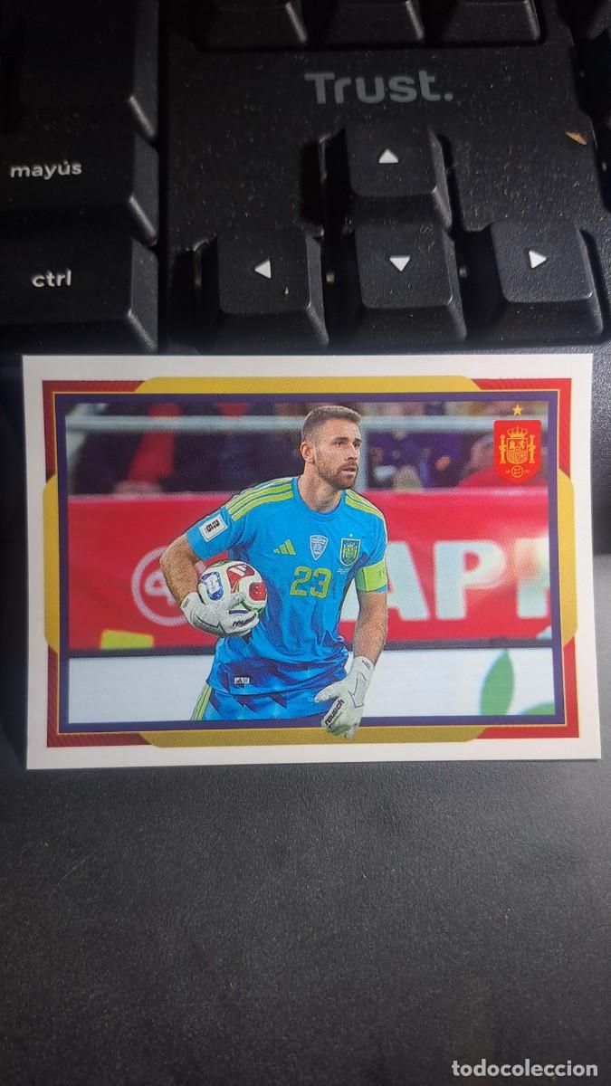 Coleccionismo cromos antiguos: CROMO UNAI SIMON 6 ESPA&Ntilde;A 2026 26 MUNDIAL SELECCION ESPA&Ntilde;OLA CARREFOUR PANINI NUNCA PEGADO