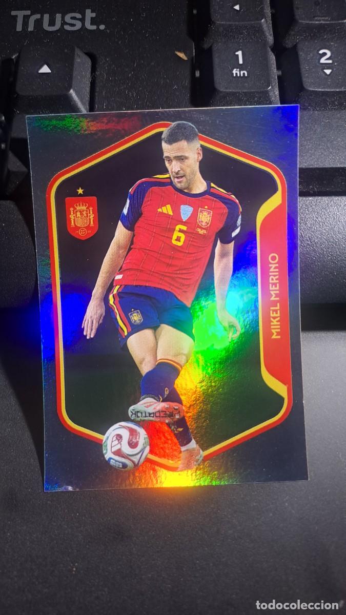 Coleccionismo cromos antiguos: CROMO MIKEL MERINO 42 ESPA&Ntilde;A 2026 26 MUNDIAL SELECCION ESPA&Ntilde;OLA CARREFOUR PANINI NUNCA PEGADO