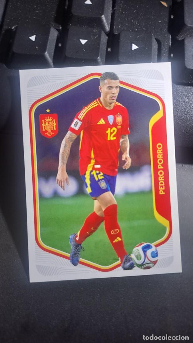 Coleccionismo cromos antiguos: CROMO PEDRO PORRO 14 ESPA&Ntilde;A 2026 26 MUNDIAL SELECCION ESPA&Ntilde;OLA CARREFOUR PANINI NUNCA PEGADO