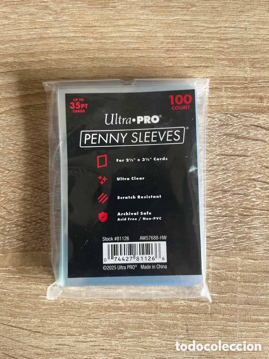 Collezionismo Figurine antiche: 100 SLEEVES PENNY SLEEVES FUNDAS CARTAS ULTRAPRO ULTRA PRO VERDADERAS
