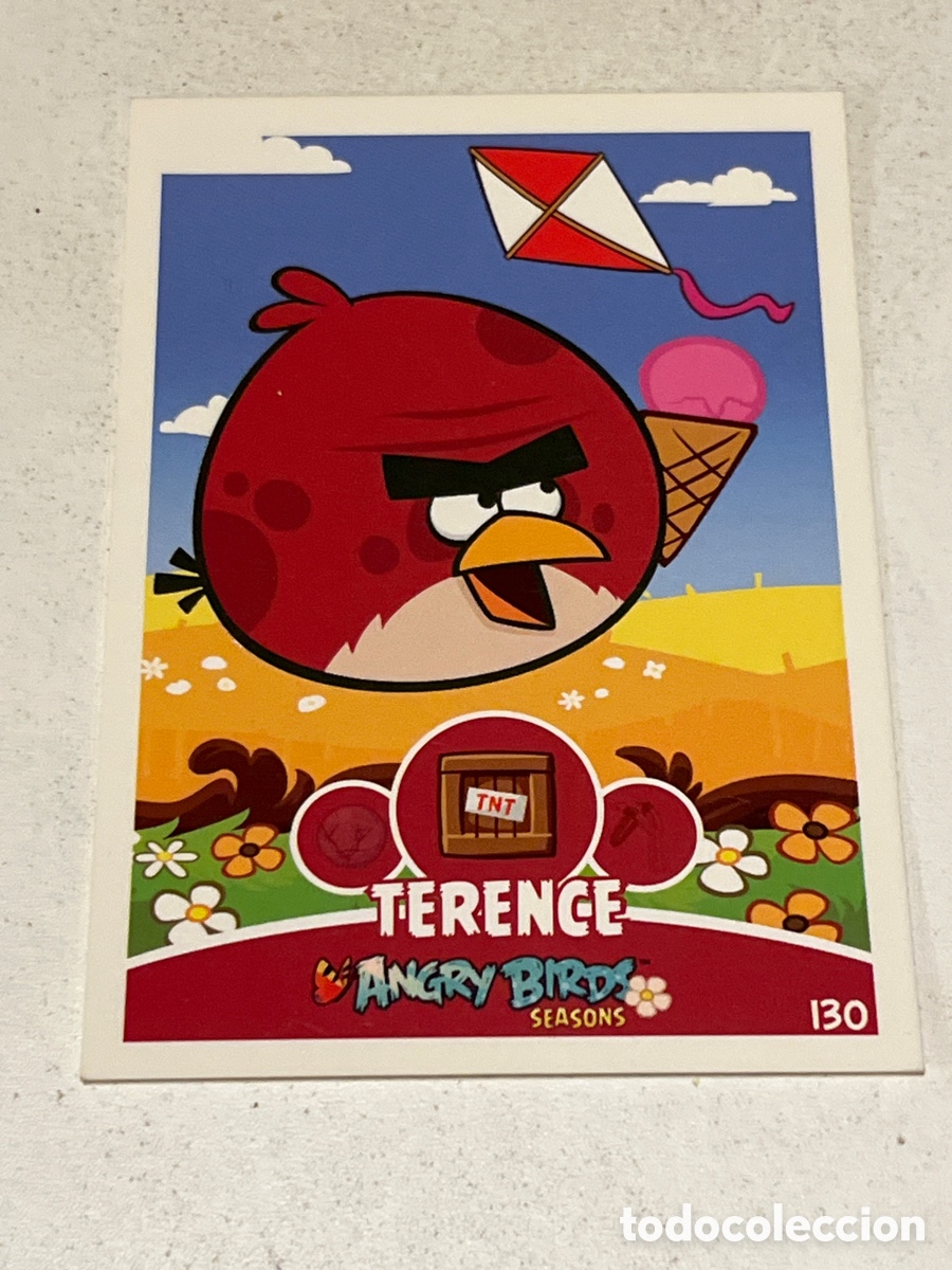 Coleccionismo cromos antiguos: Cromo angry birds season 2012 Terence N&deg;130