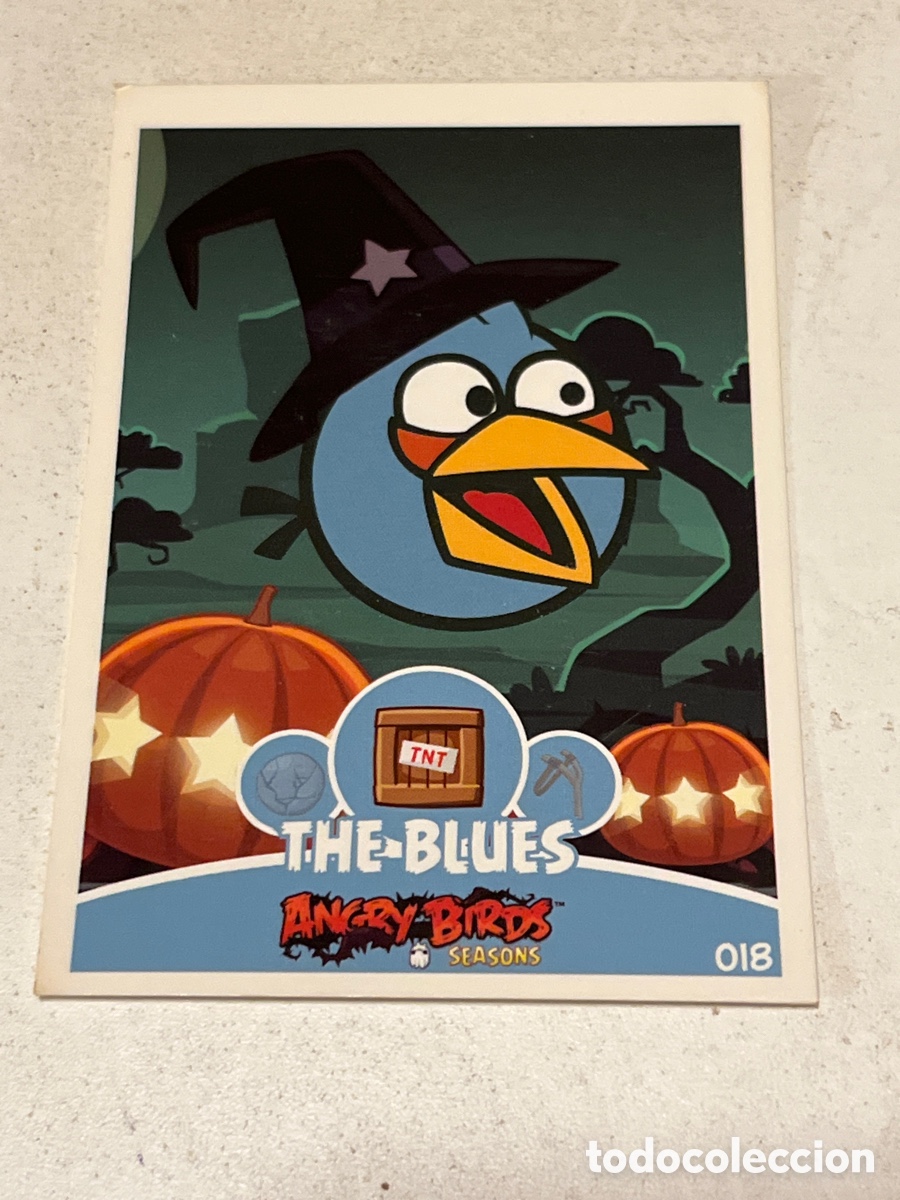 Coleccionismo cromos antiguos: Cromo angry birds season 2012 The Blues N&deg;018