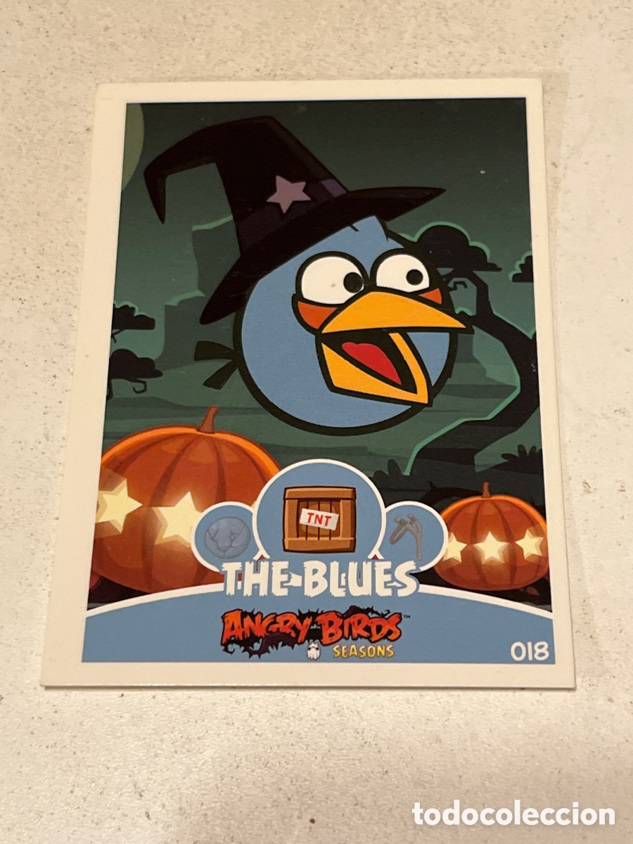 Coleccionismo cromos antiguos: Cromo angry birds season 2012 The Blues N&deg;018