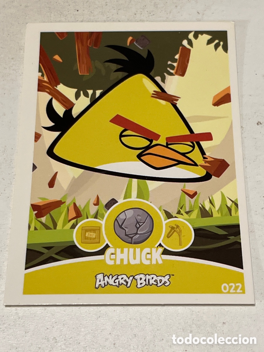 Coleccionismo cromos antiguos: Cromo angry birds season 2012 Chuck N&deg;022
